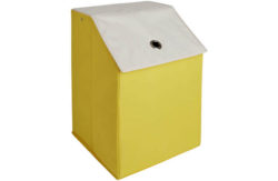 Habitat Zak Foldable Laundry Bin - Yellow